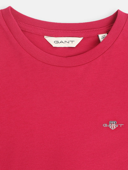 Gant Kids Pink Regular Fit T-Shirt