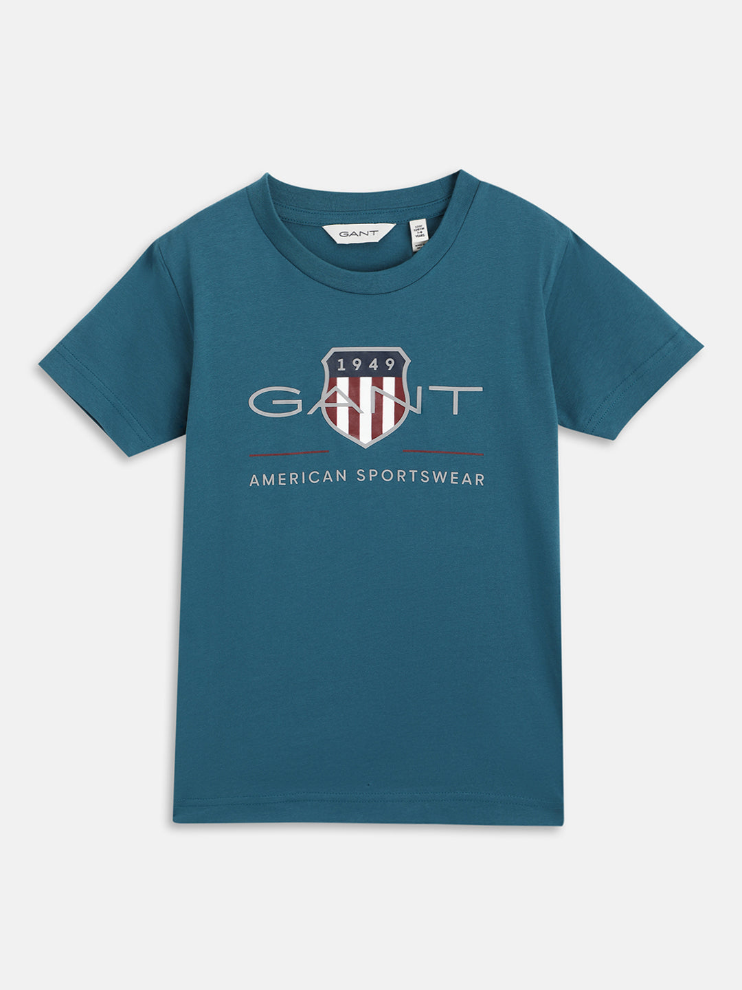 Gant Kids Blue Logo Regular Fit T-Shirt