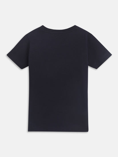 Gant Kids Navy Logo Regular Fit T-Shirt