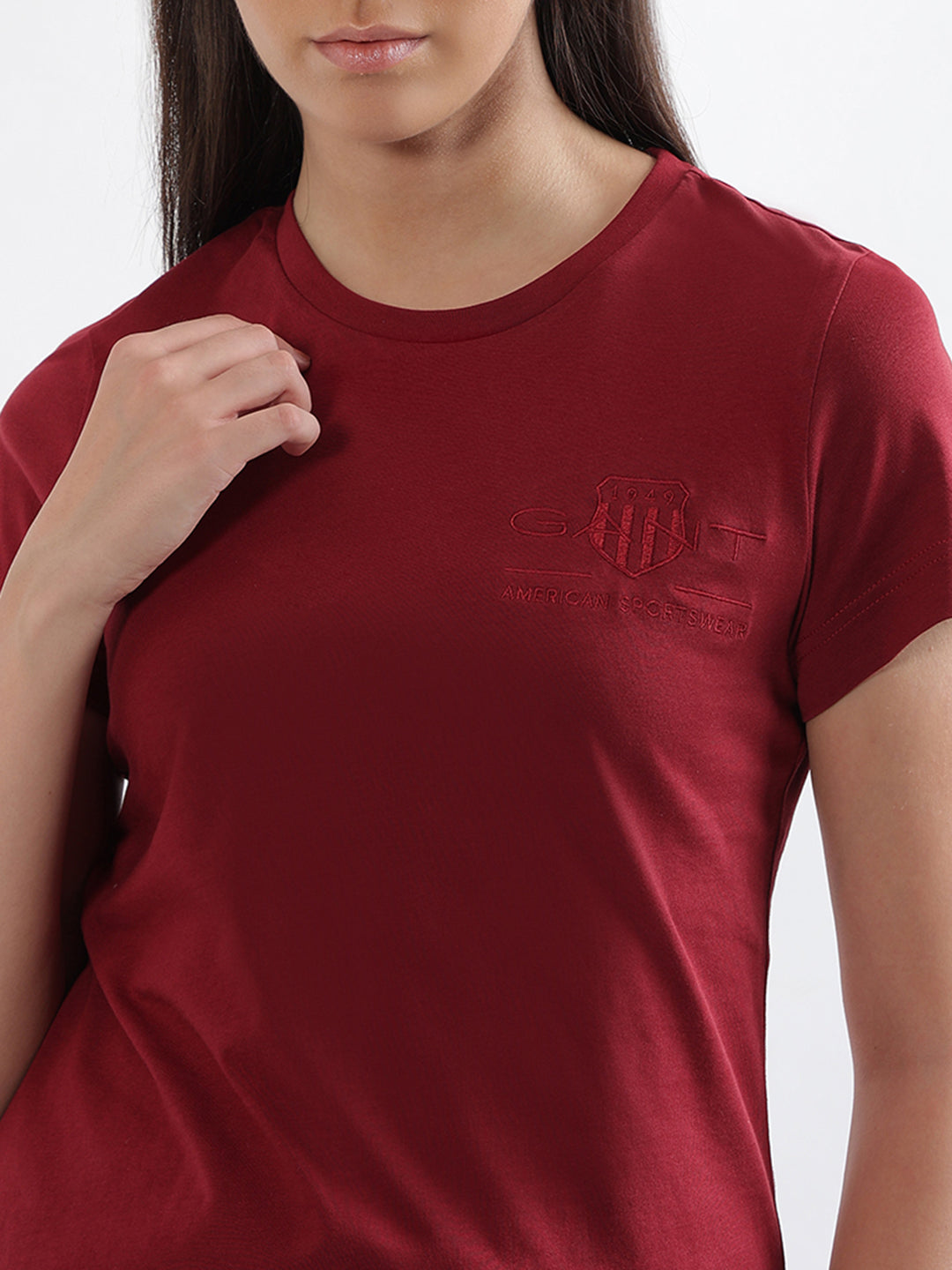 Gant Red Logo Regular Fit T-Shirt