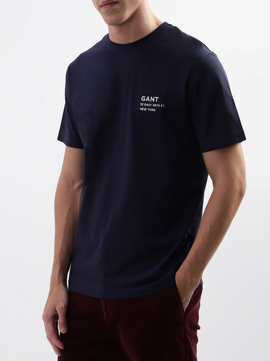 Gant Blue Relaxed Fit T-Shirt