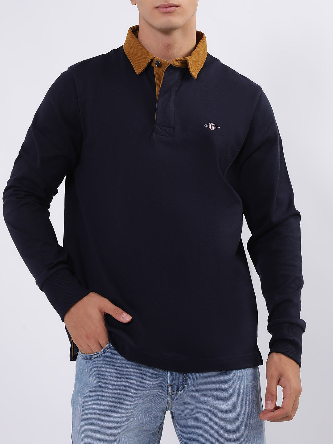 Gant Evening Blue Regular Fit Polo T-Shirt