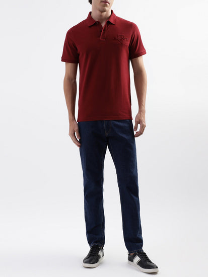 Gant Red Logo Regular Fit Polo T-Shirt