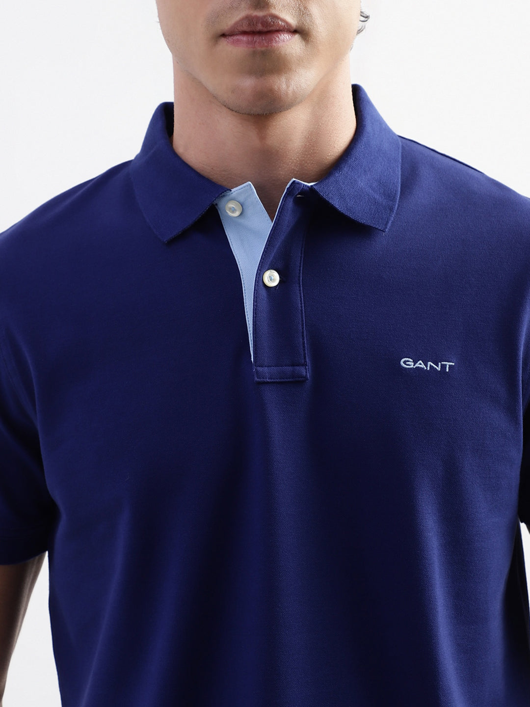 Gant Blue Regular Fit Polo T-Shirt