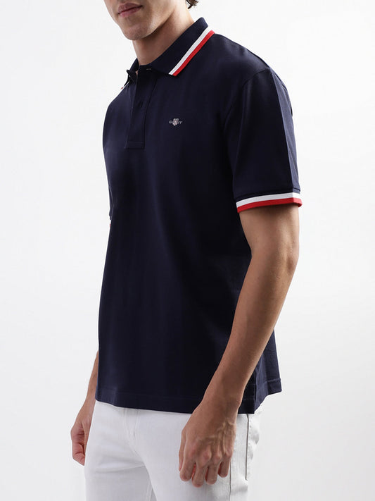 Gant Blue Relaxed Fit Polo T-Shirt