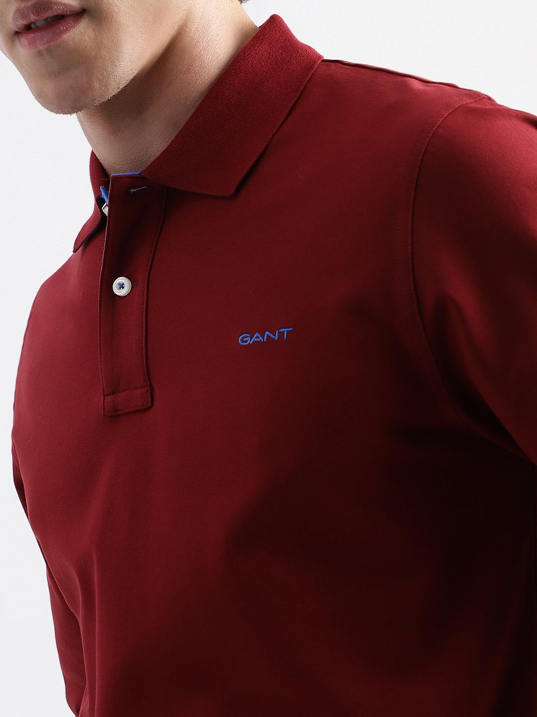 Gant Red Regular Fit Polo T-Shirt