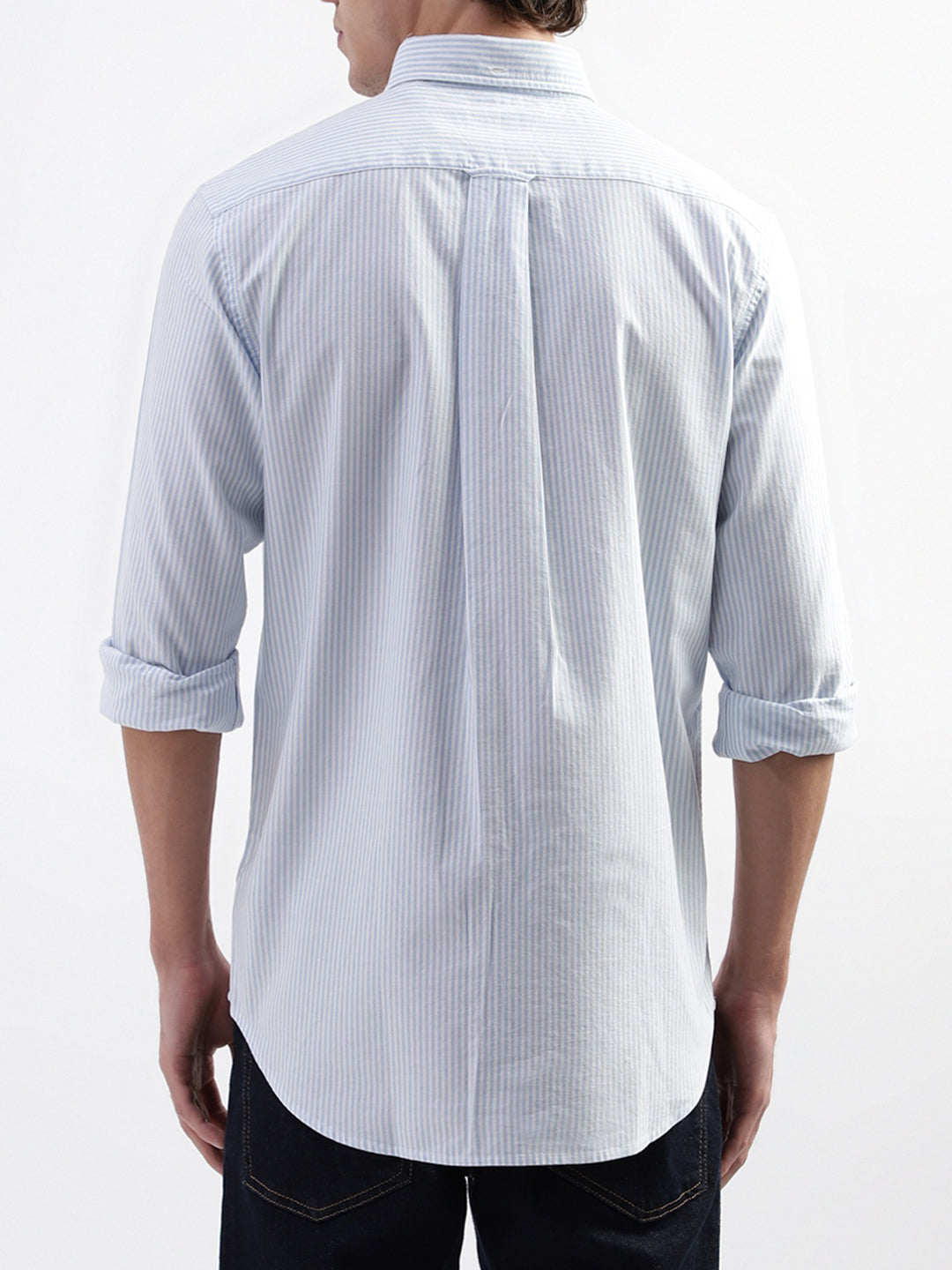 Gant Blue Striped Regular Fit Shirt