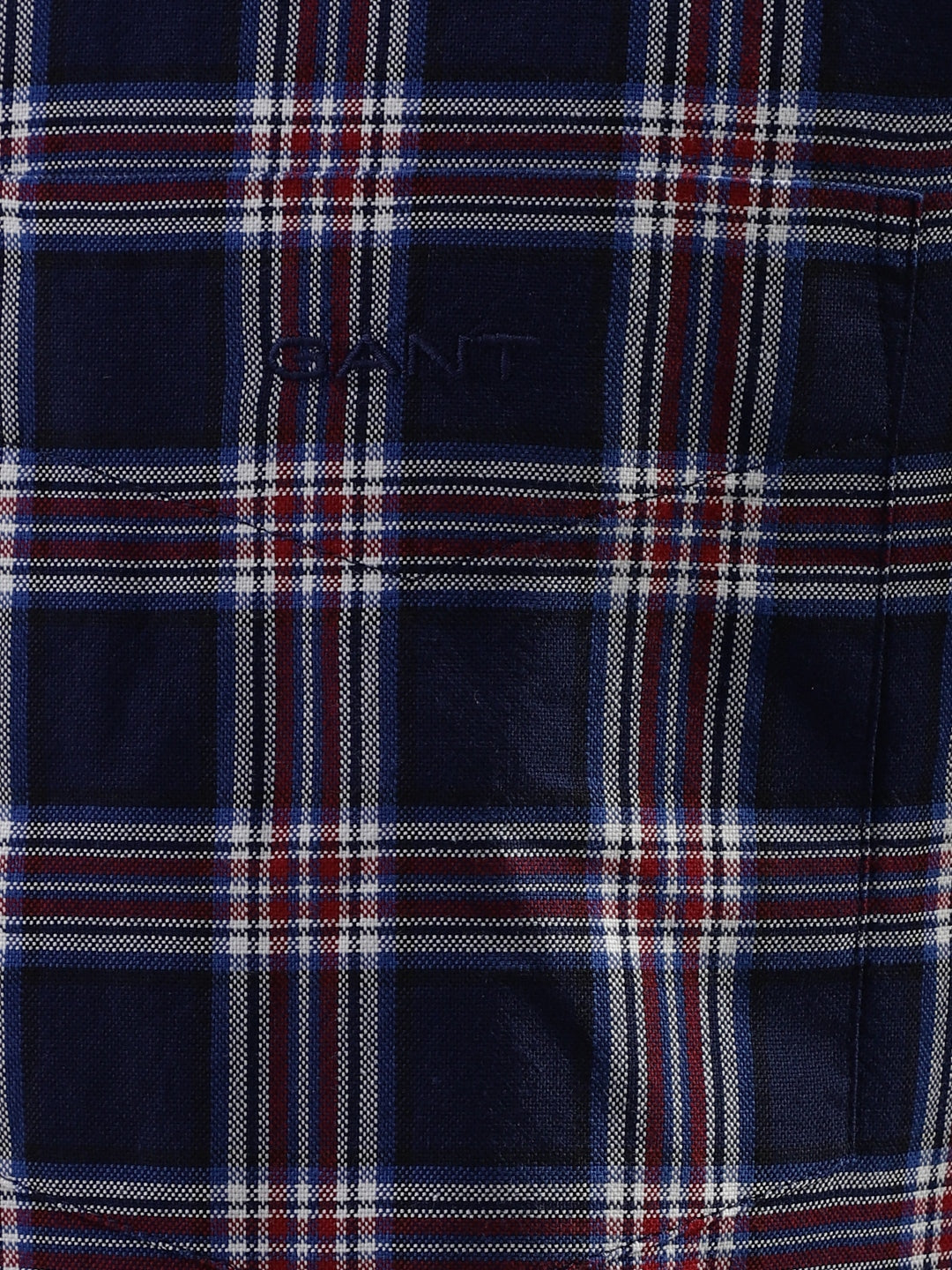 Gant Blue Checked Regular Fit Shirt