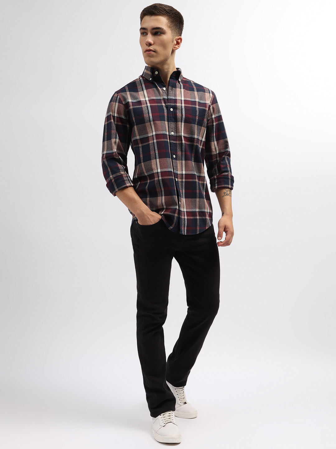 Gant Multi Fashion Checked Regular Fit Shirt