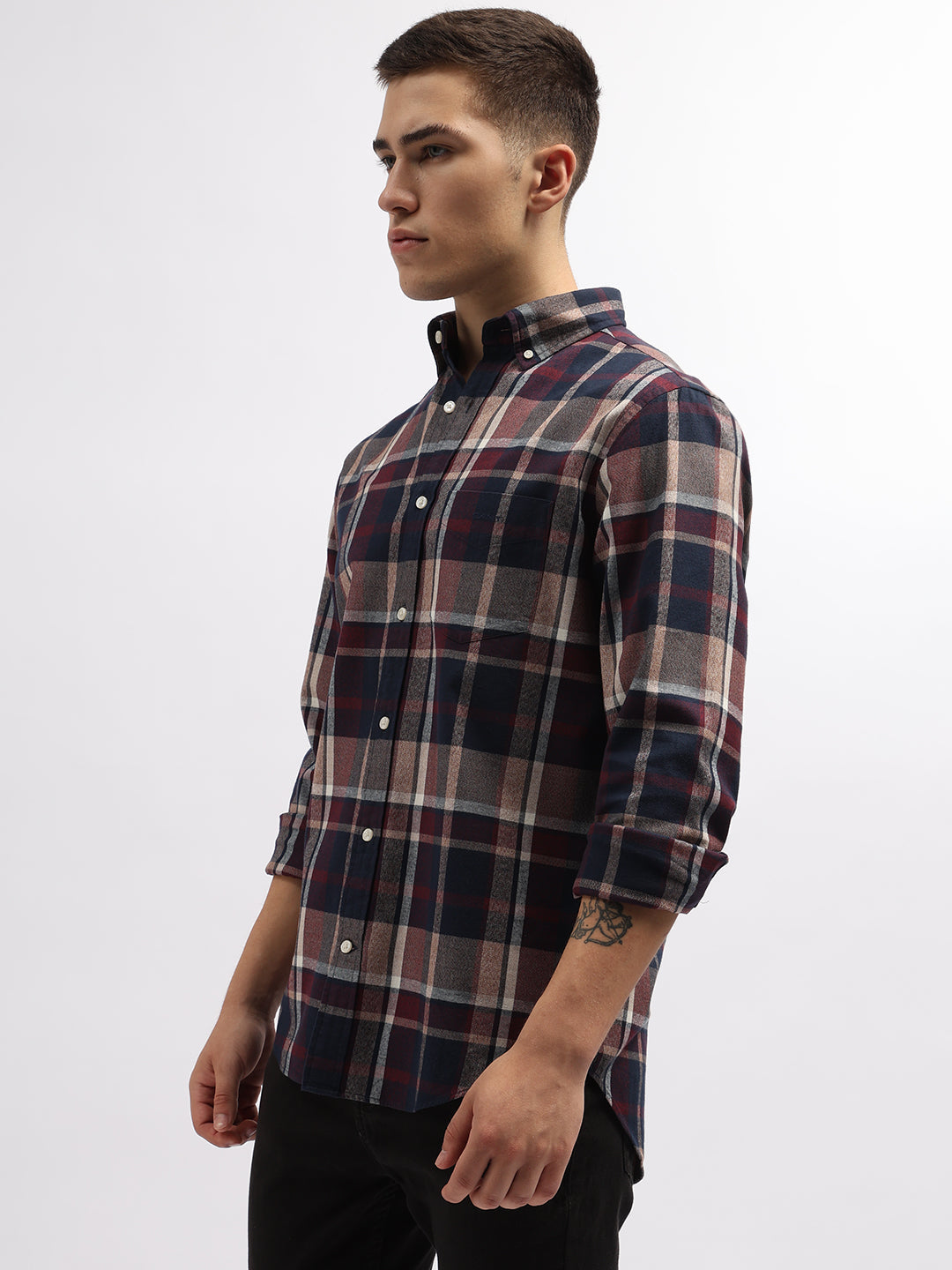 Gant Multi Fashion Checked Regular Fit Shirt