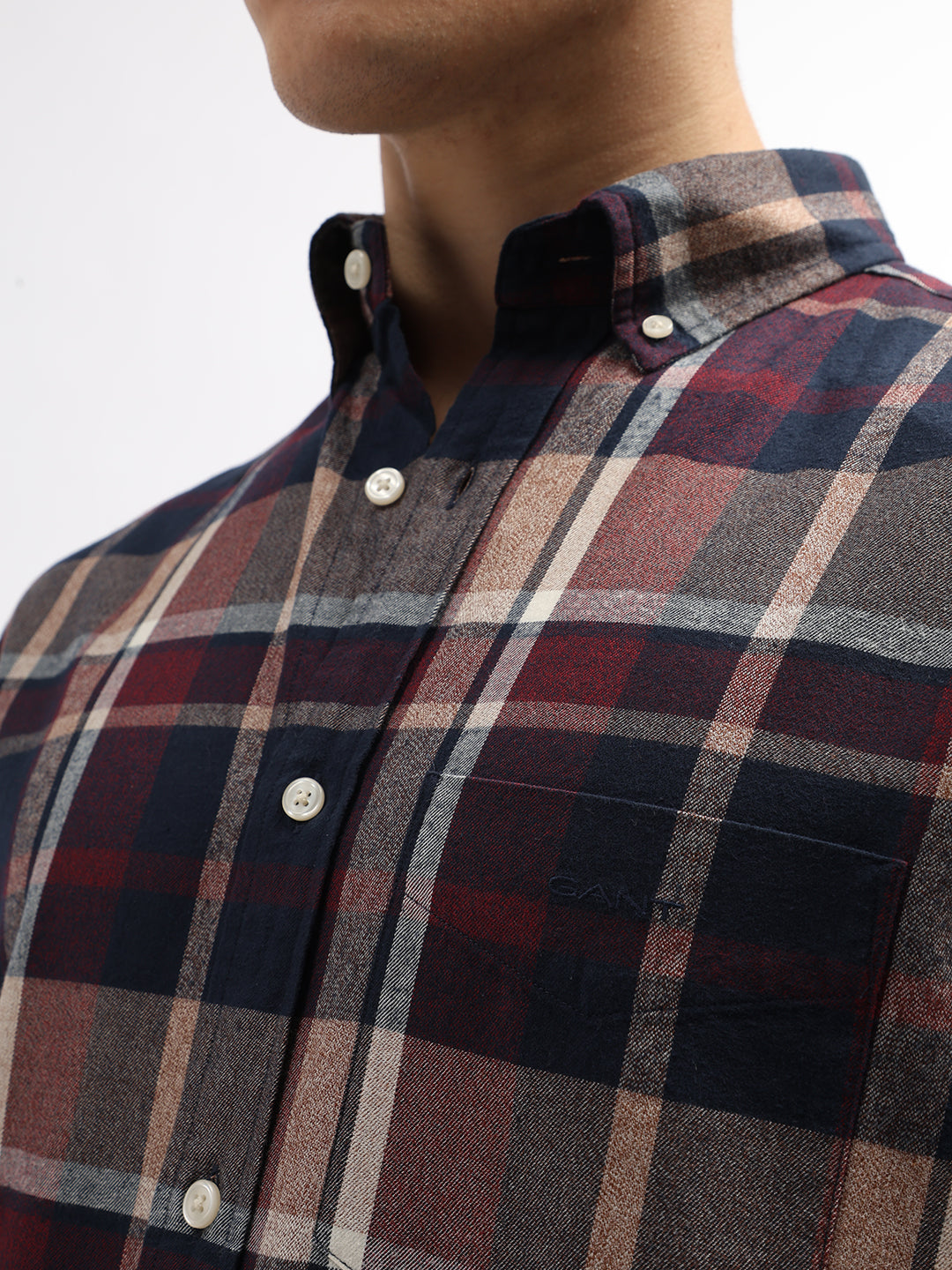 Gant Multi Fashion Checked Regular Fit Shirt