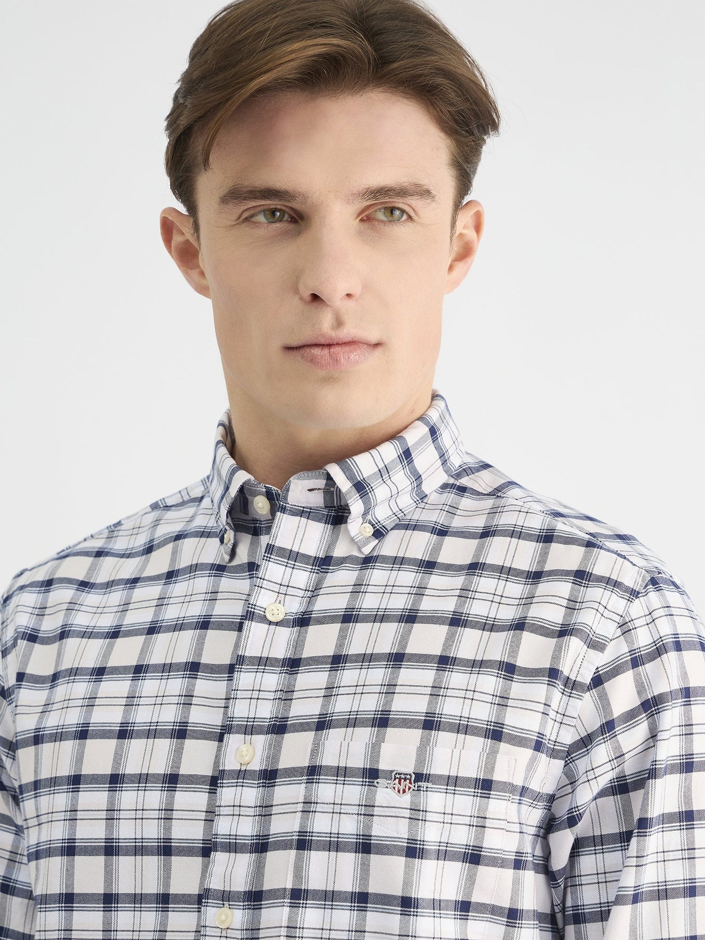 Gant Men Pink Regular Fit Checked Shirt