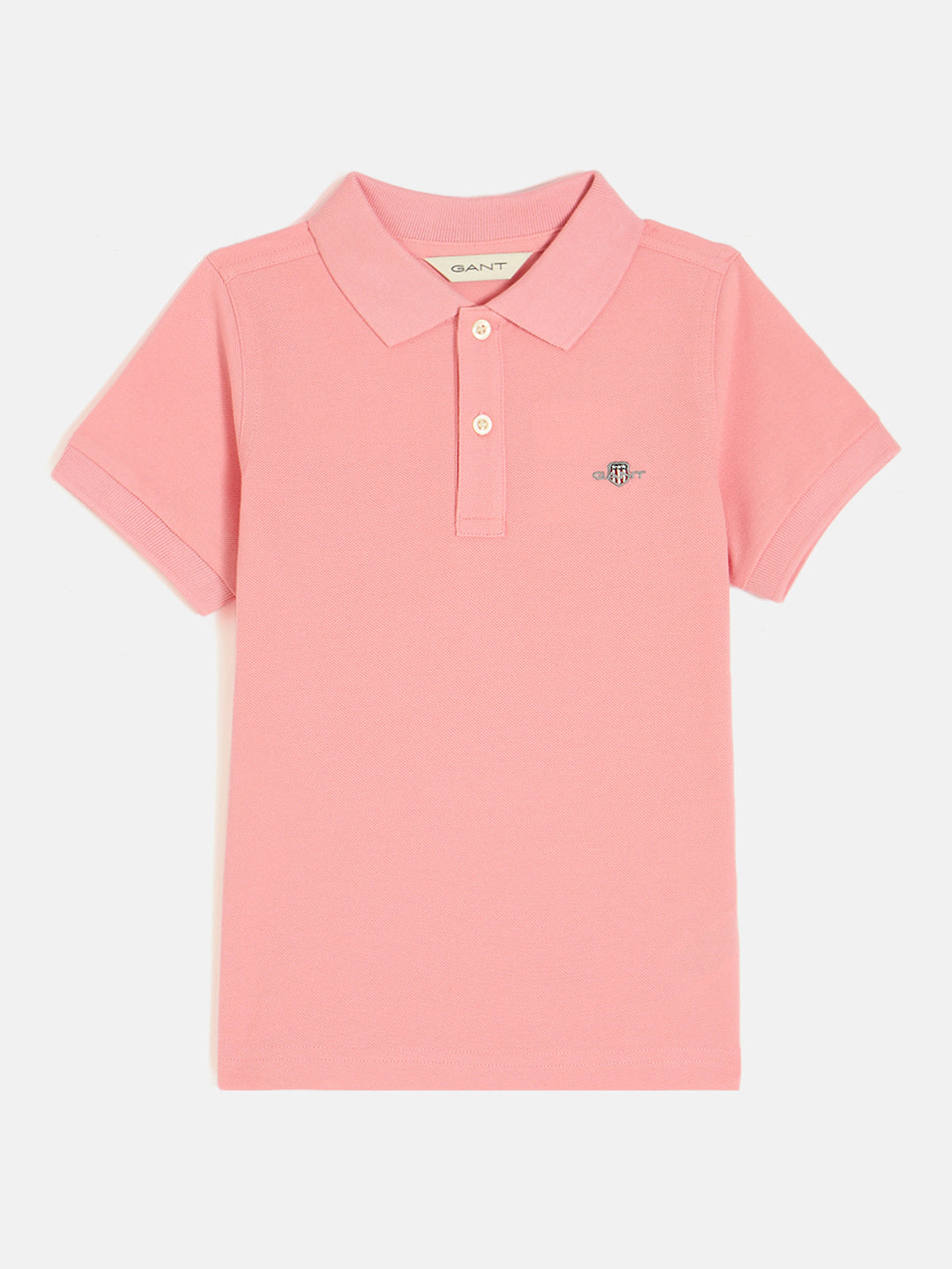 Gant Boys Pink Short Sleeves Polo T-Shirt