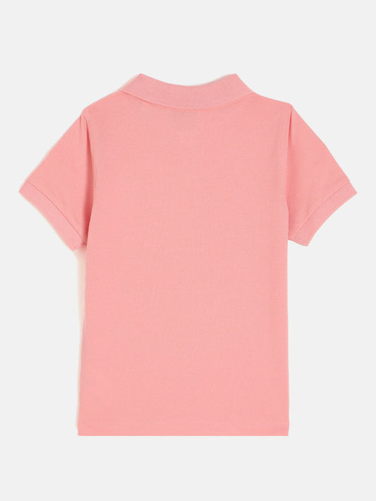 Gant Boys Pink Short Sleeves Polo T-Shirt