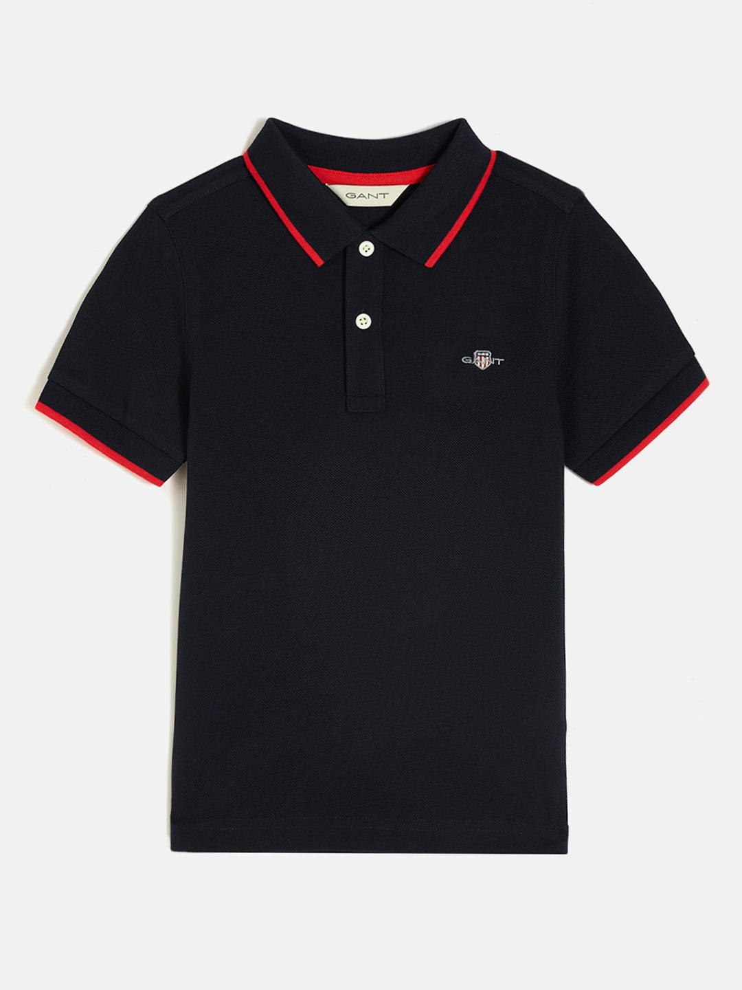 Gant Boys Blue Short Sleeves Polo T-Shirt