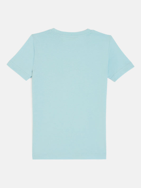 Gant Boys Aqua Round Neck Short Sleeves T-Shirt