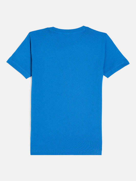 Gant Boys Blue Round Neck Short Sleeves T-Shirt