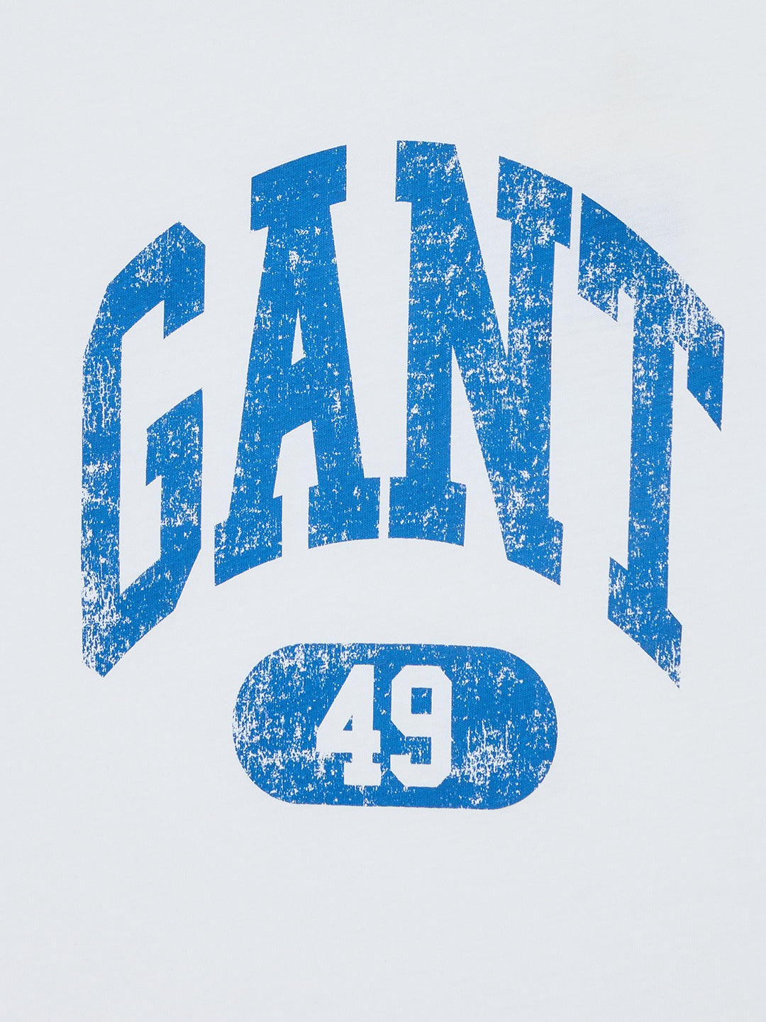 Gant Boys White Round Neck Short Sleeves T-Shirt