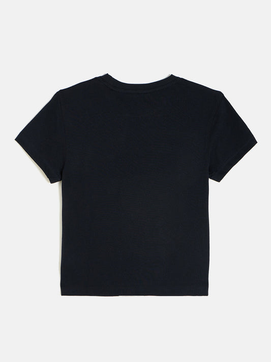 Gant Boys Blue Round Neck Short Sleeves T-Shirt