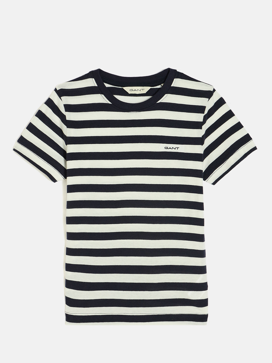 Gant Boys Blue Round Neck Short Sleeves T-Shirt