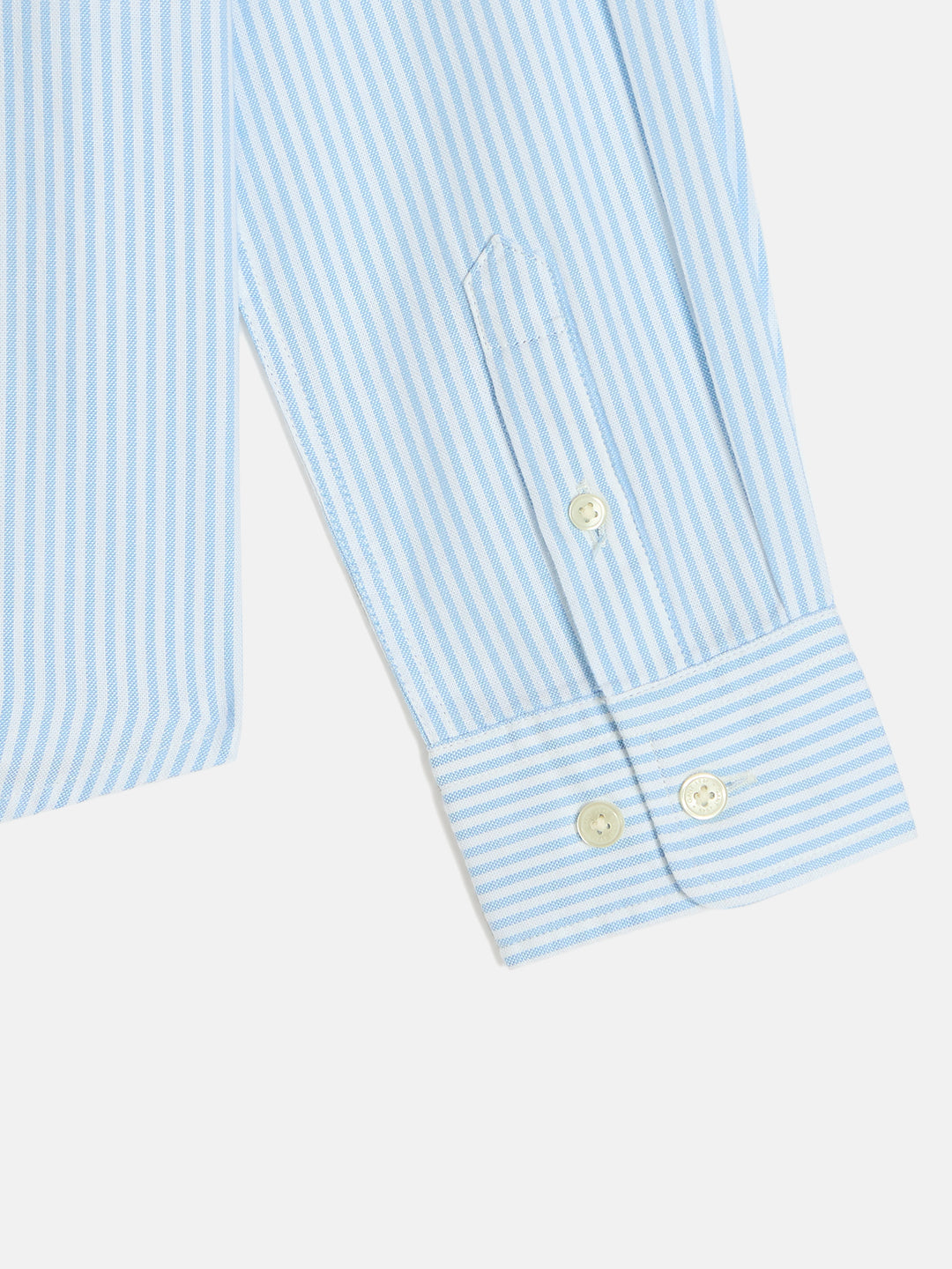 Gant Boys Blue Button Down Collar Full Sleeves Shirt