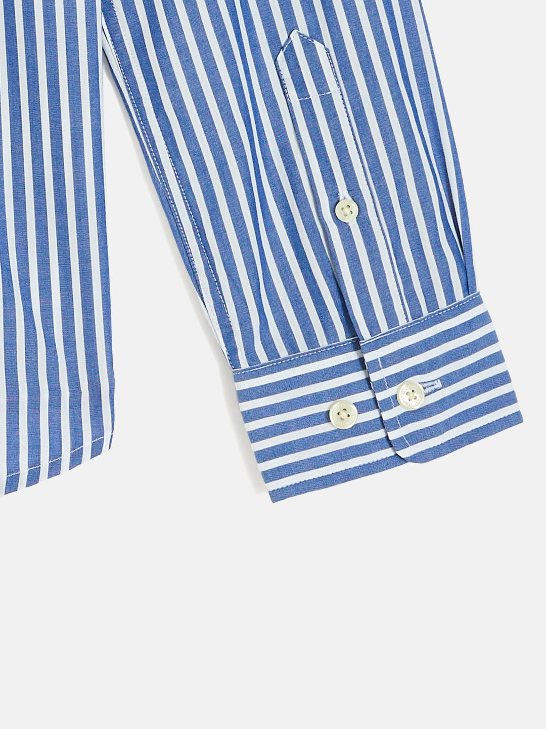 Gant Boys Blue Button Down Collar Full Sleeves Shirt