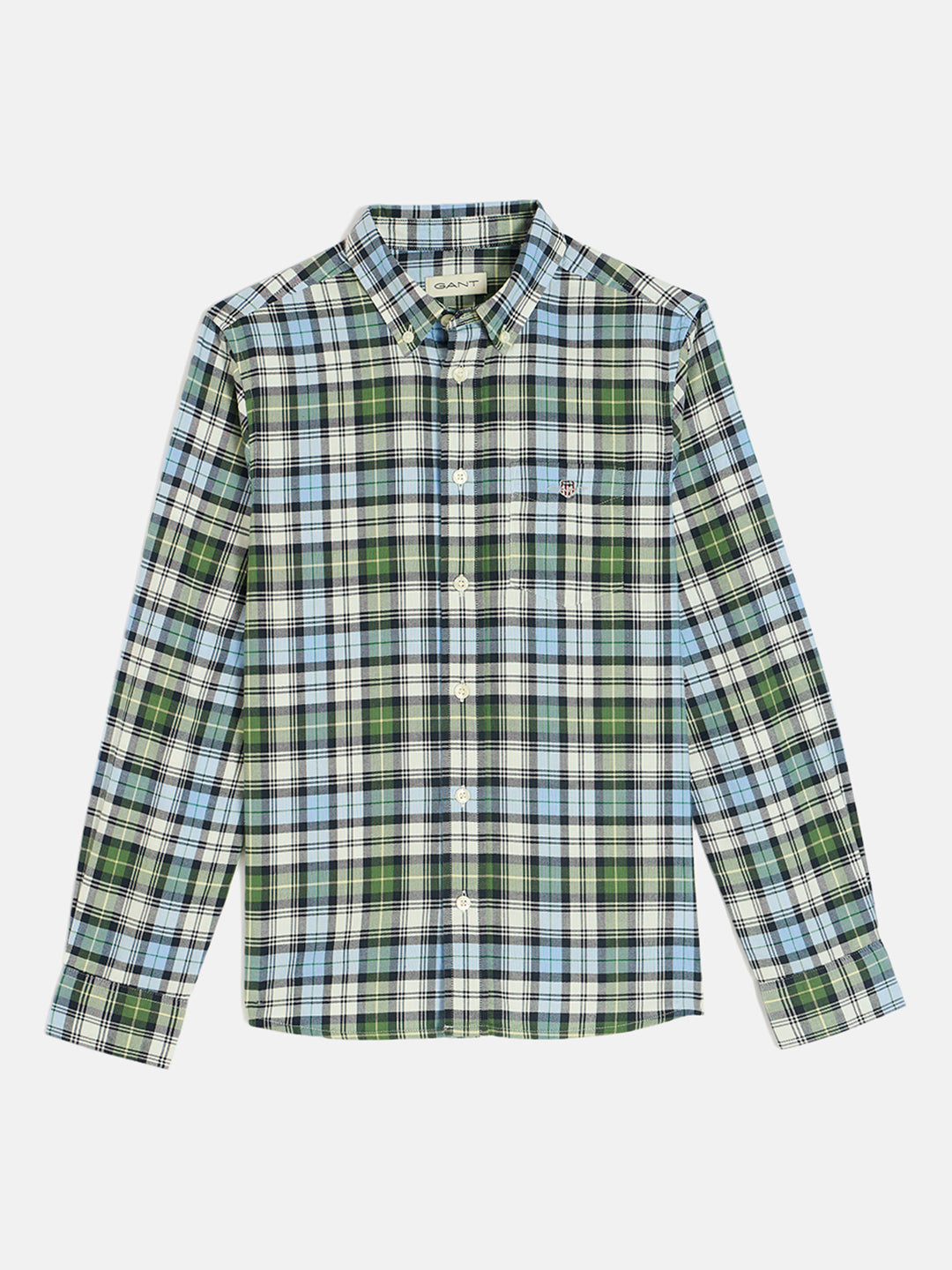 Gant Boys Multicolor Button Down Collar Full Sleeves Shirt