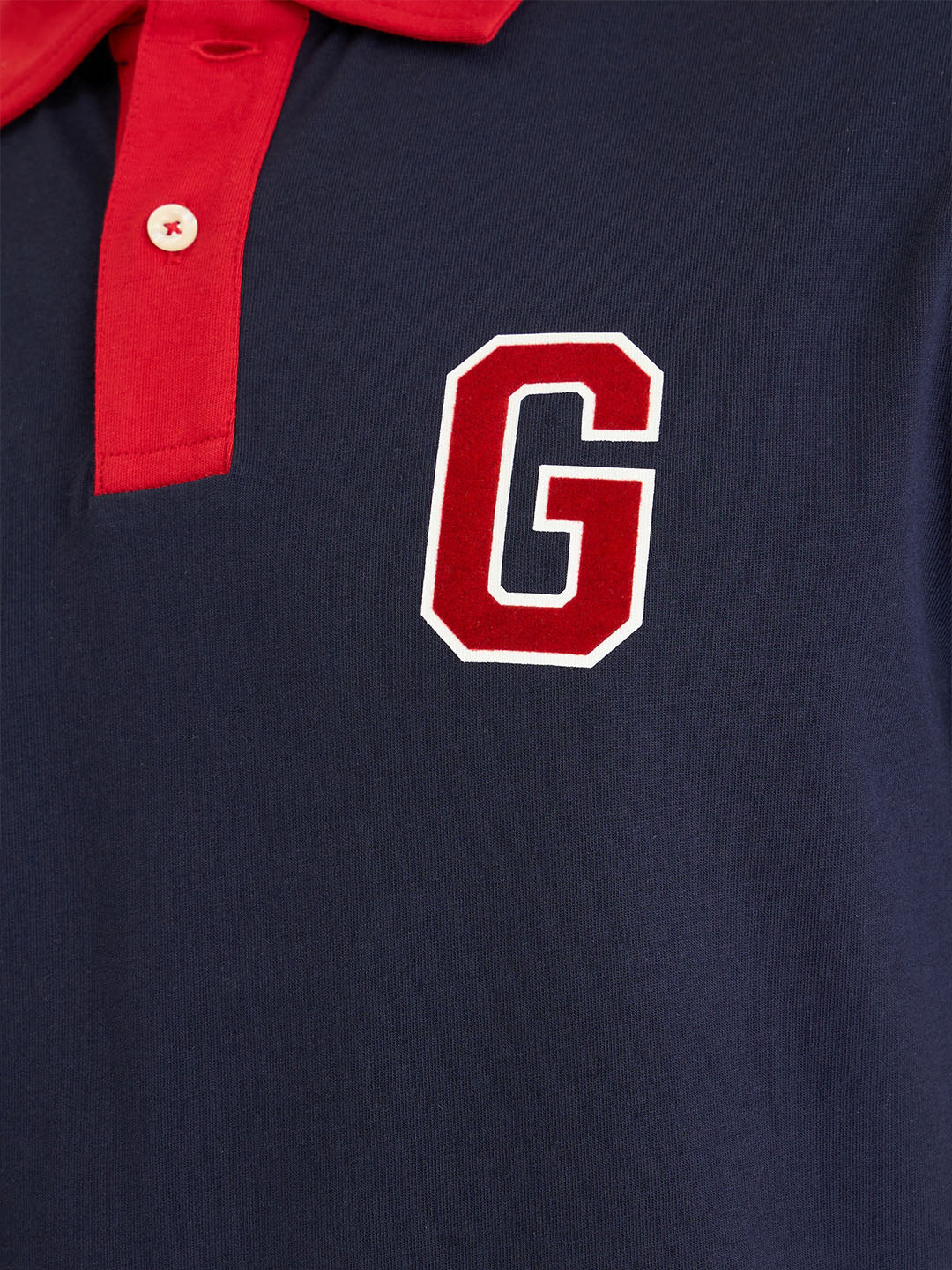 Gant Men Blue Solid Polo Tshirt