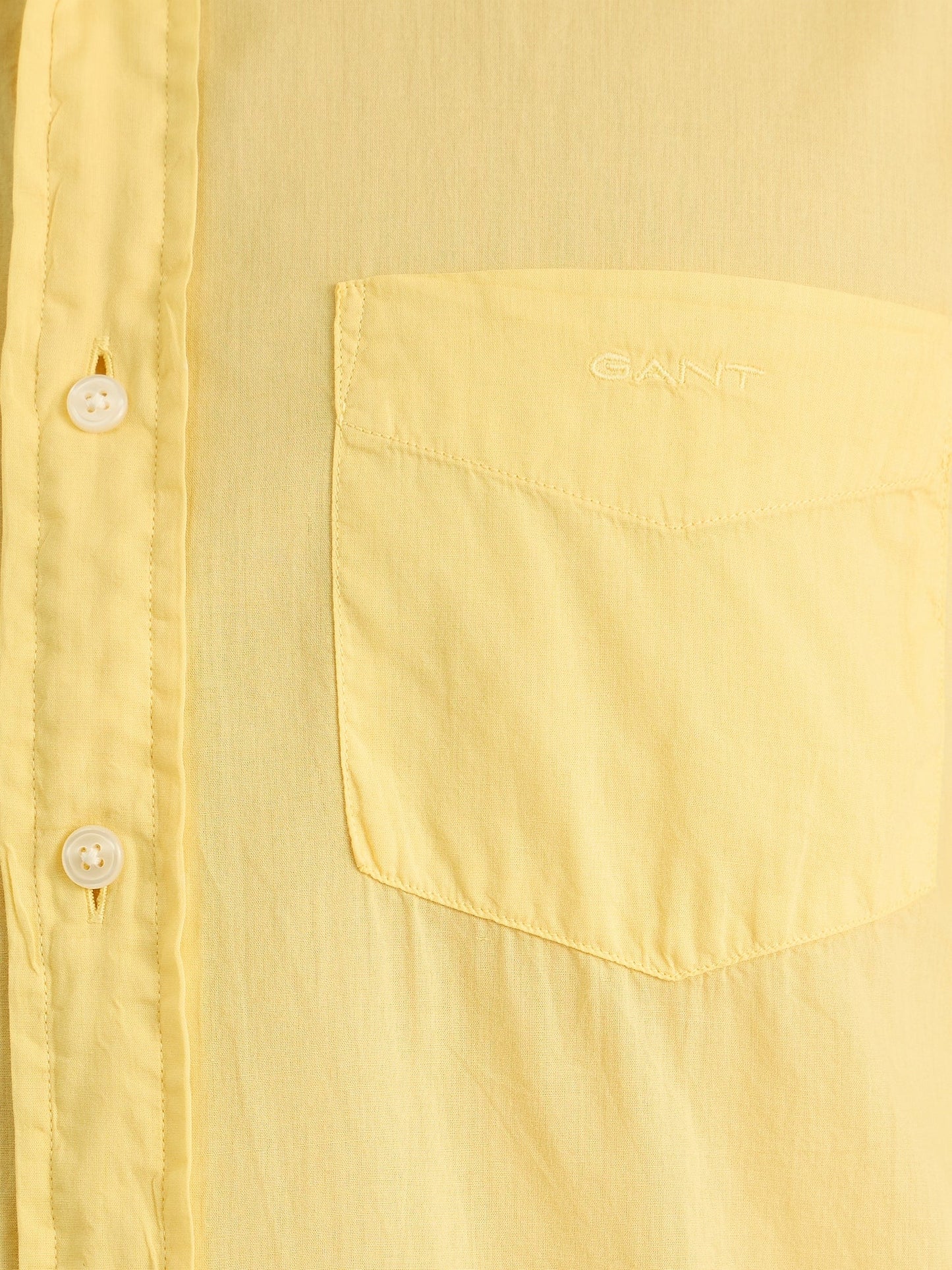 Gant Men Yellow Regular Fit Solid Polo Shirt