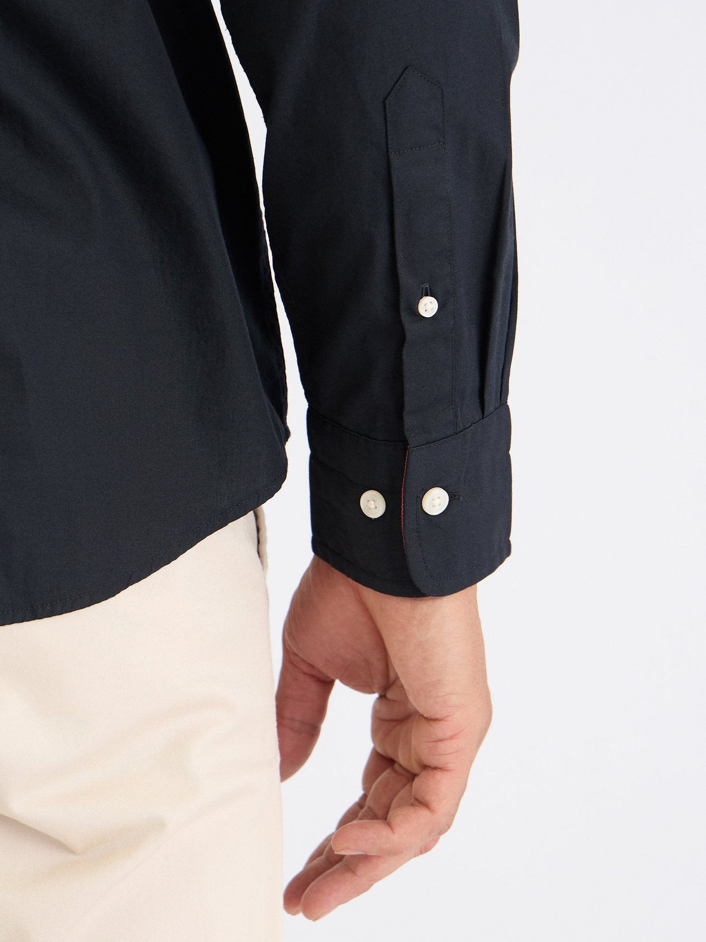 Gant Men Black Printed Collar Shirt