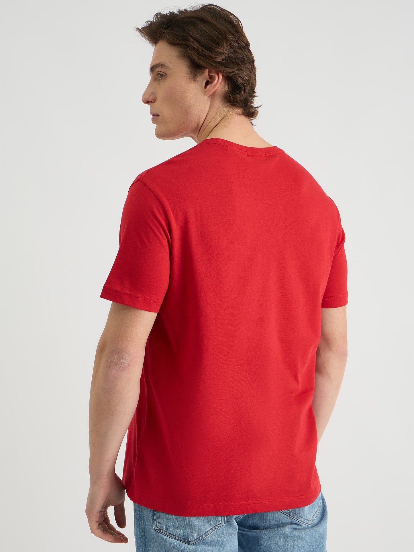 Gant Men Red Regular Fit Solid Polo Tshirt