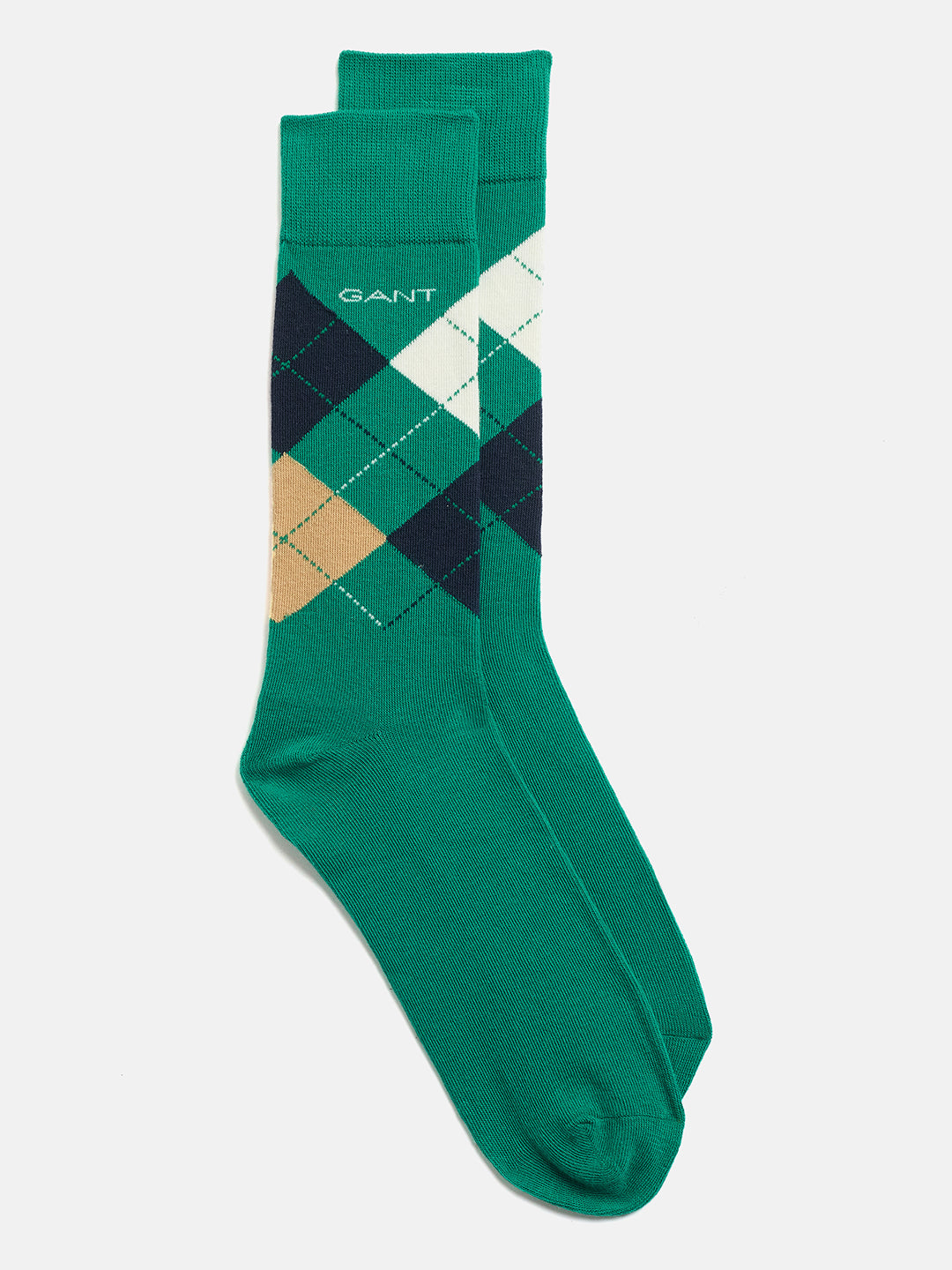 Gant Men Green Argyle Socks