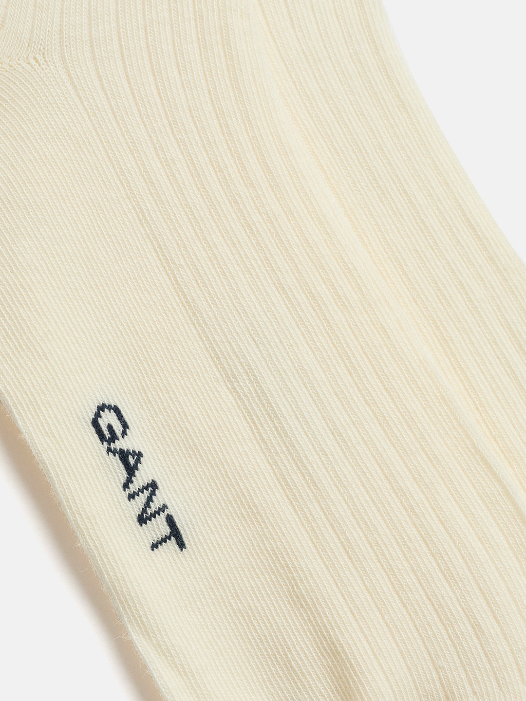 Gant Men White Argyle Striped Socks