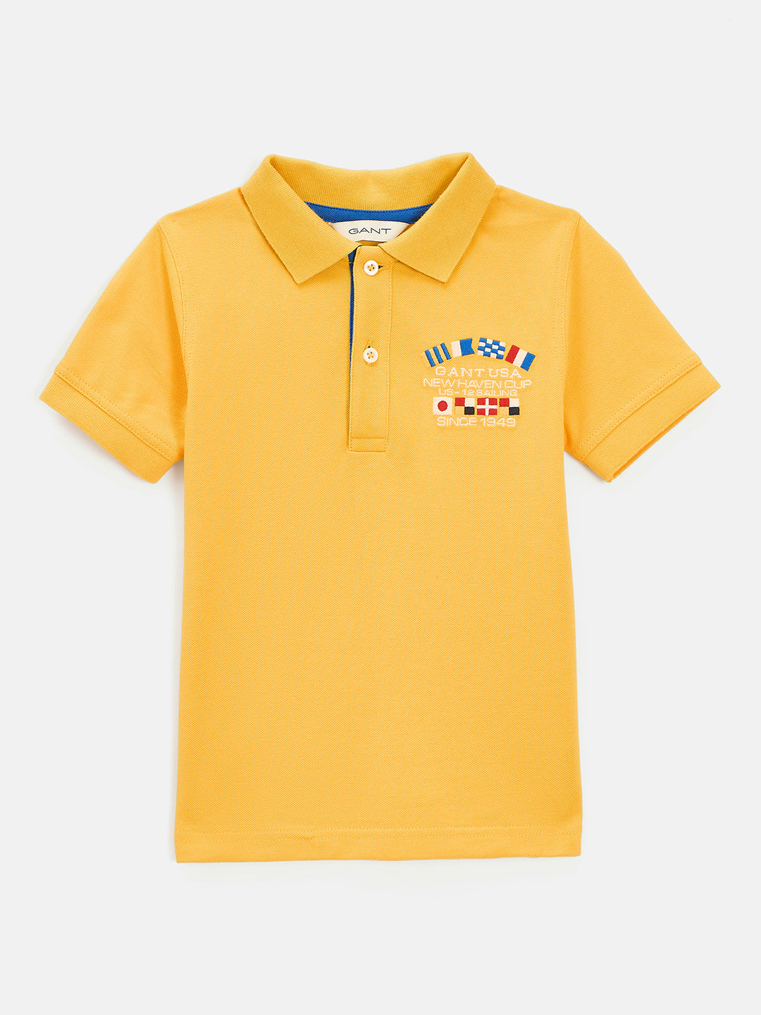 Gant Kids Yellow Regular Fit Polo Tshirt