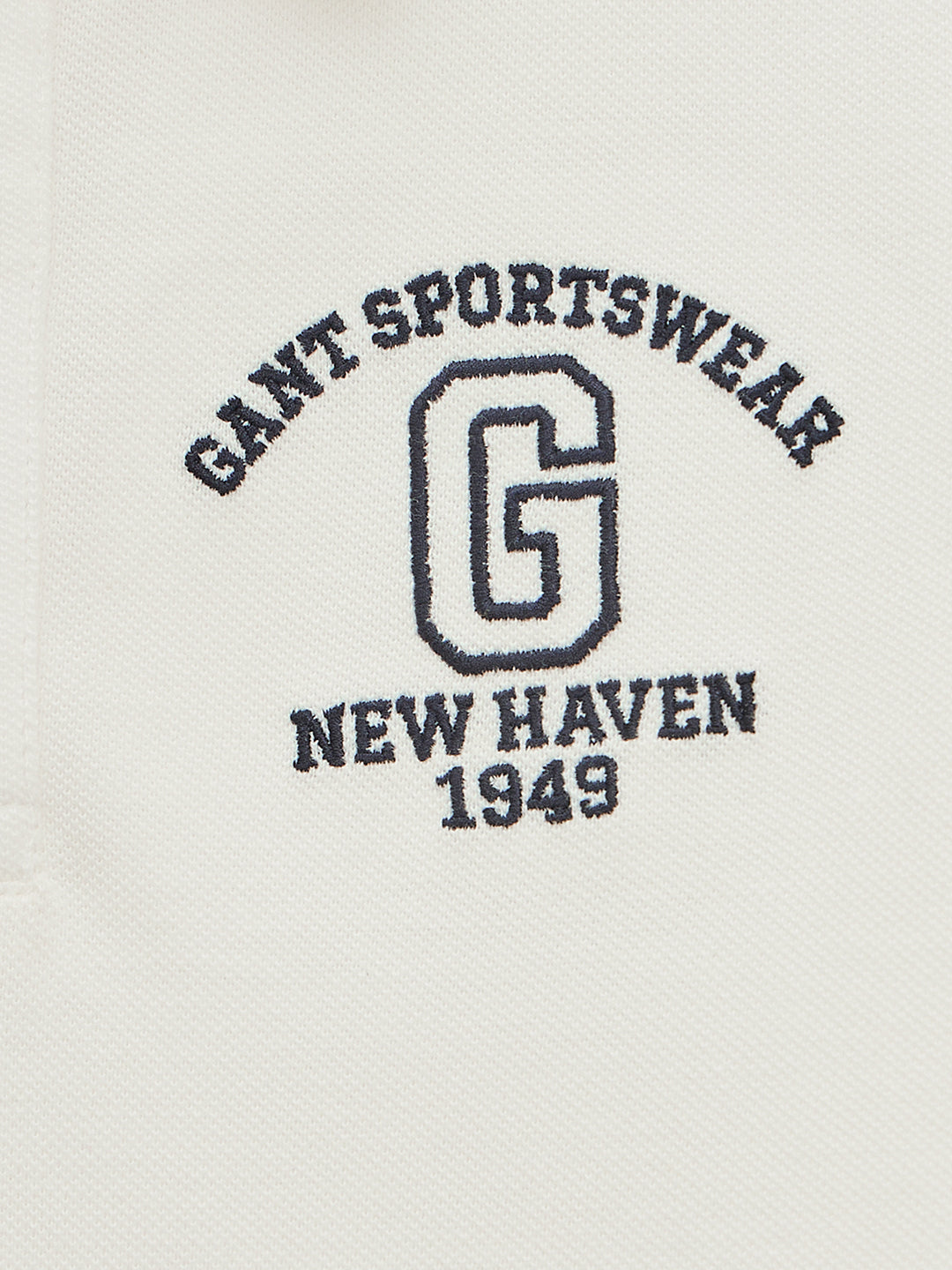 Gant Kids Off White Regular Fit Polo Tshirt