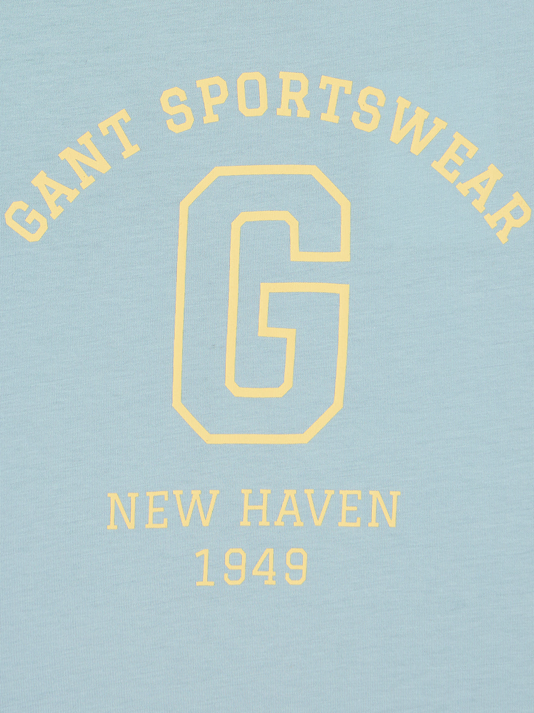 Gant Boys Blue Crew Neck Short Sleeve Typography T-Shirt