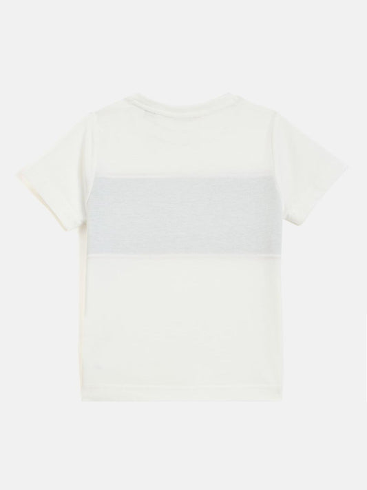 Gant Boys Cream Round Neck Tshirt