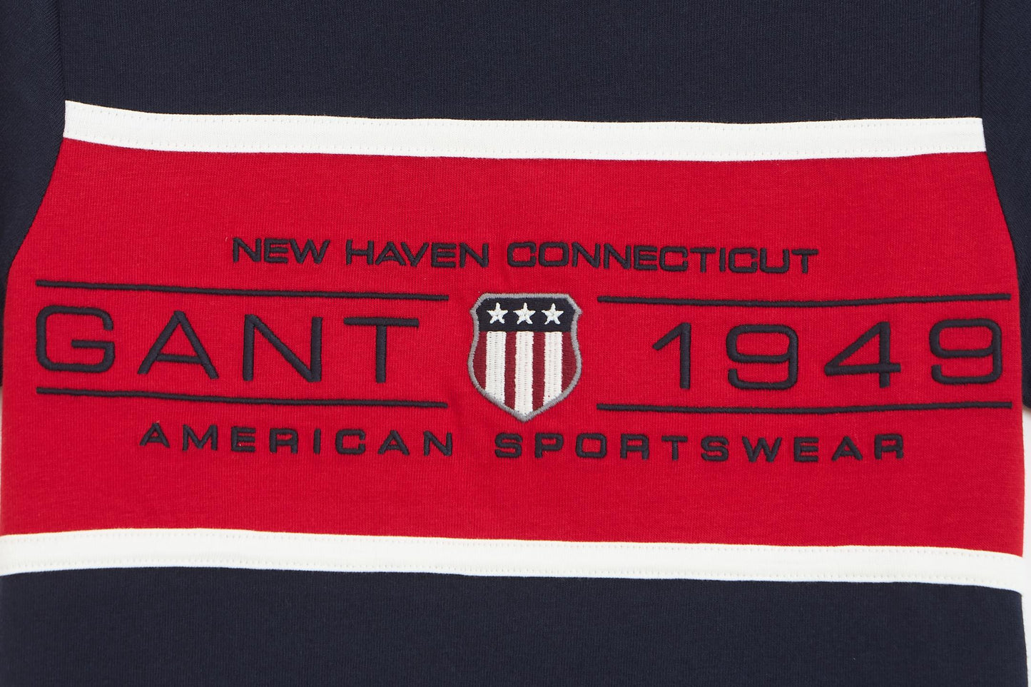 Gant Boys Blue Round Neck Tshirt