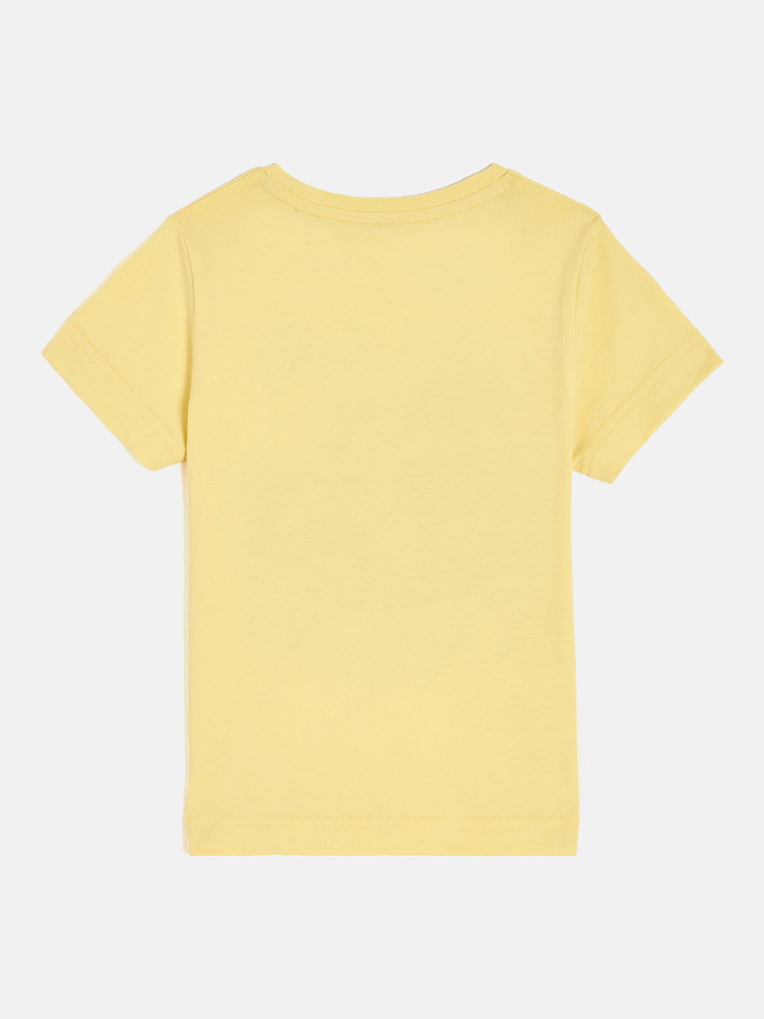 Gant Boys Yellow Round Neck Short Sleeve Graphic T-Shirt