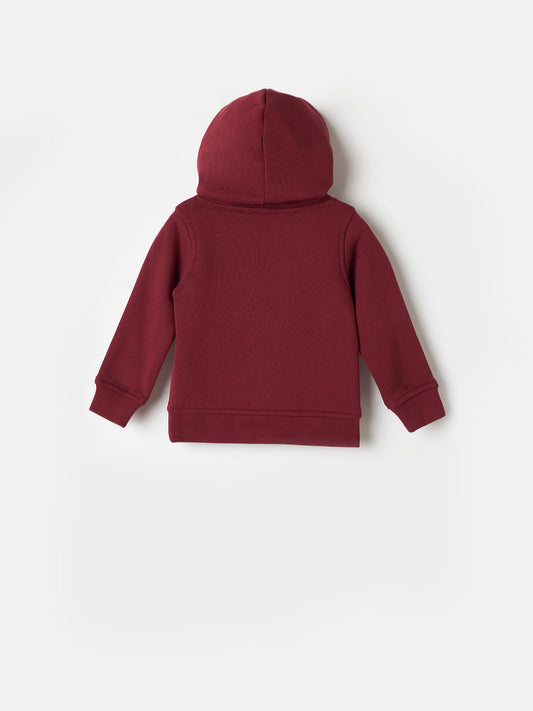 Gant Boys Regular Fit Maroon Logo Sweatshirt