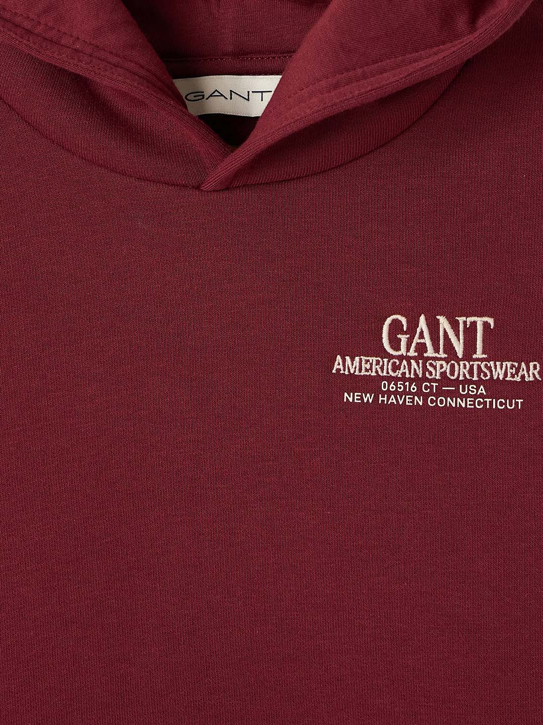 Gant Boys Regular Fit Maroon Logo Sweatshirt