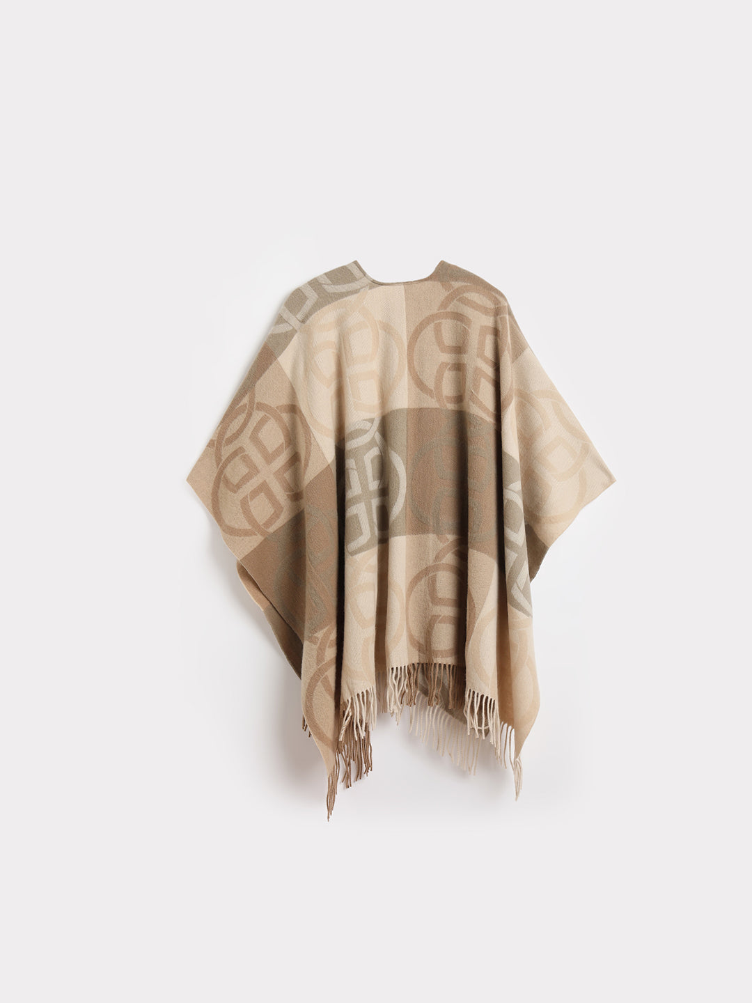 Gant Women Brown Jacquard Scarf