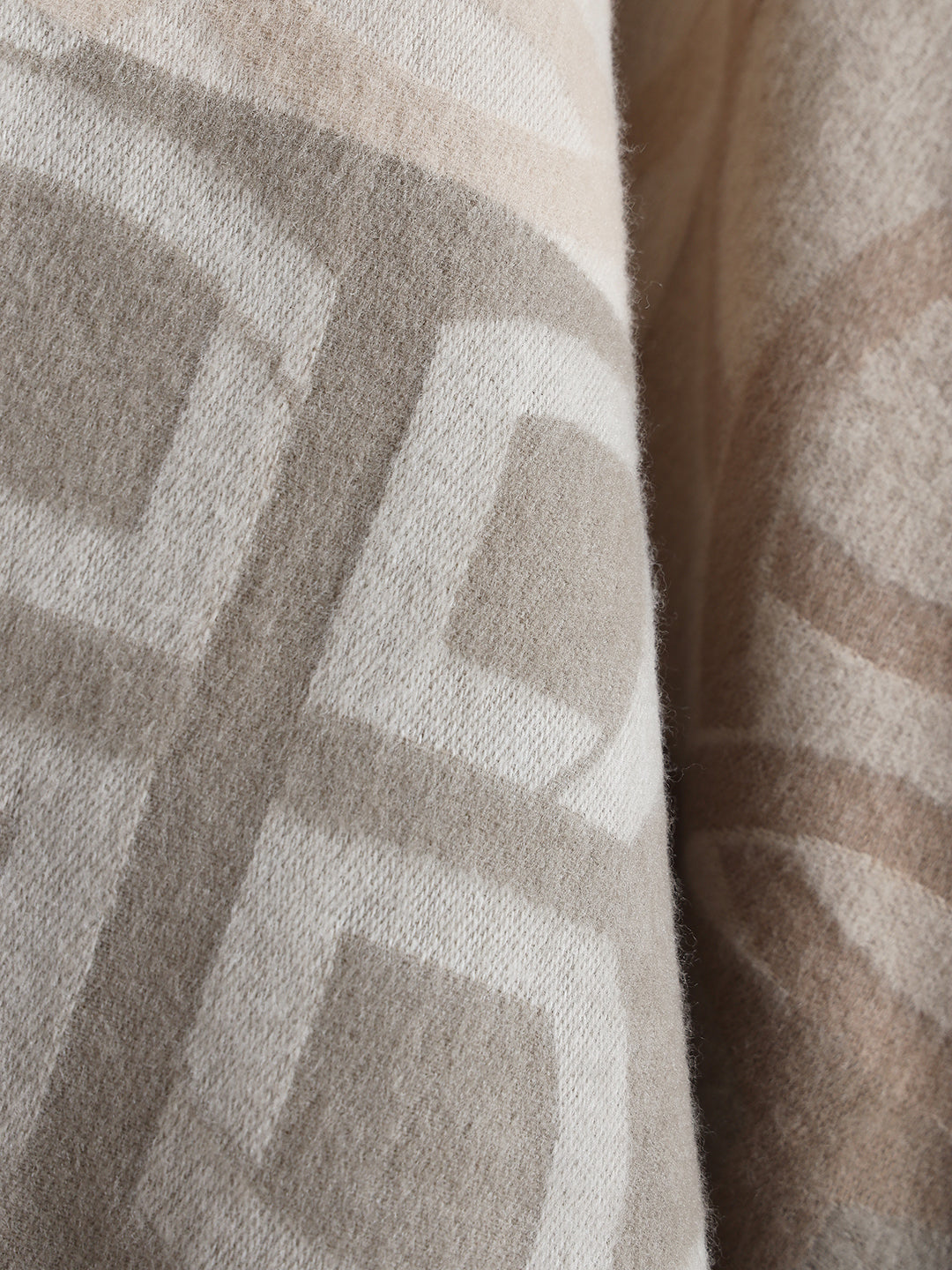 Gant Women Brown Jacquard Scarf