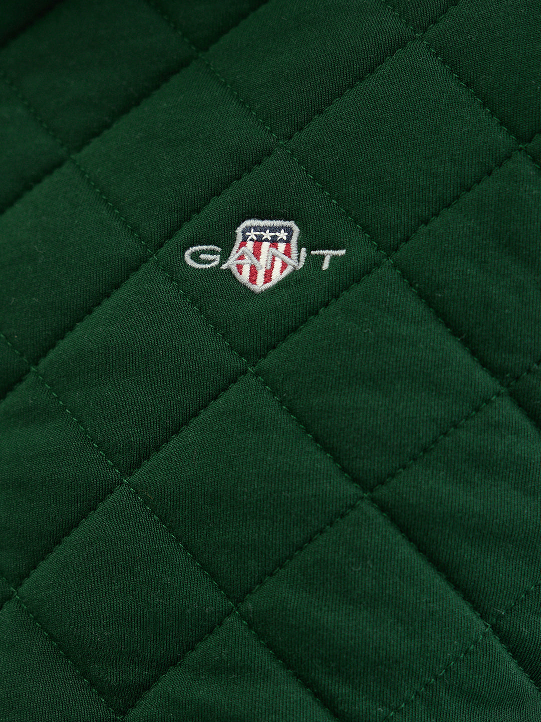 Gant Men Regular Green Quilted Sweatshirt