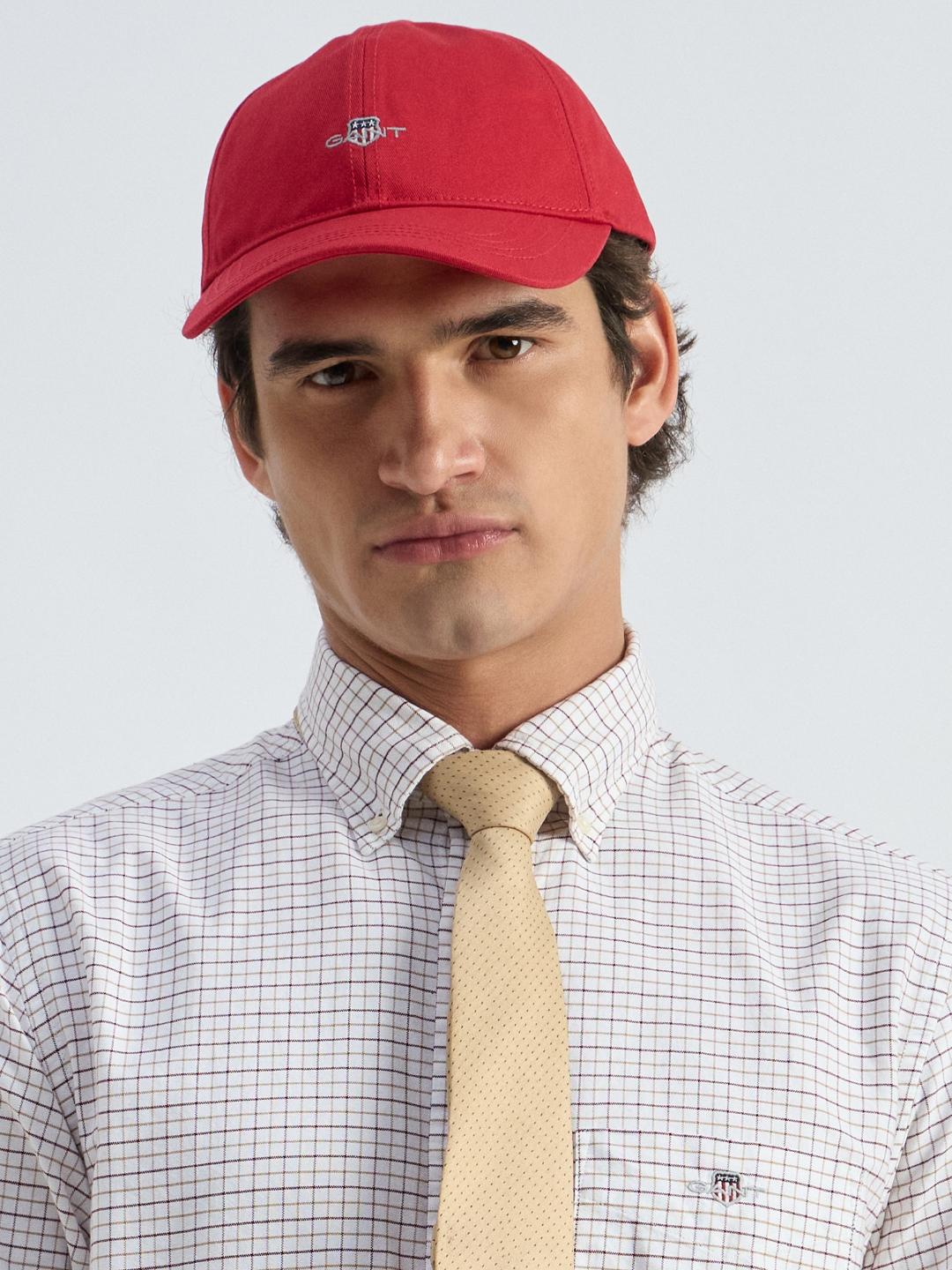 Gant Men Red Checks Collar Shirt