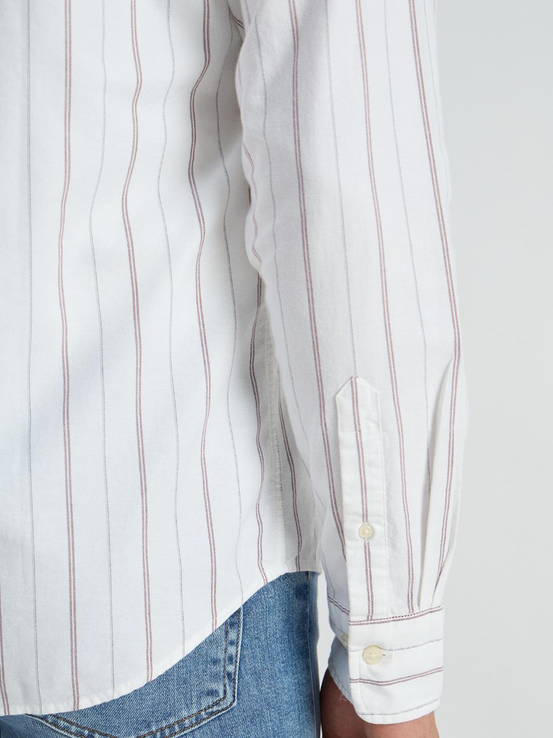 Gant Men White Striped Shirt