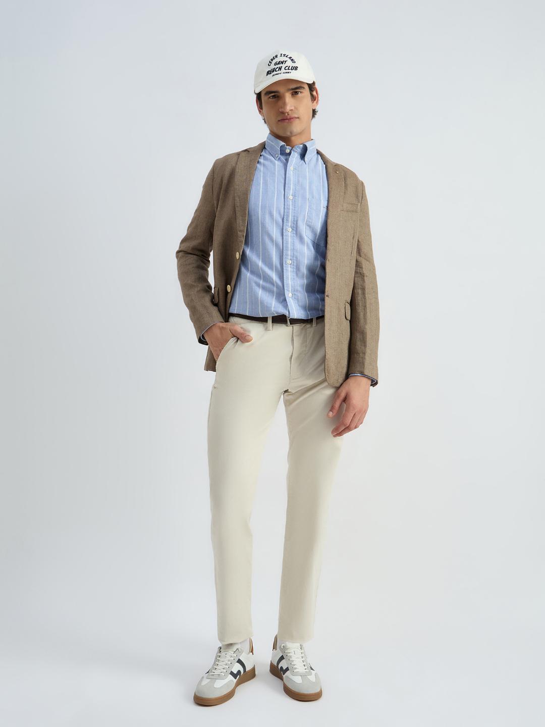 Gant Men Blue Striped Shirt