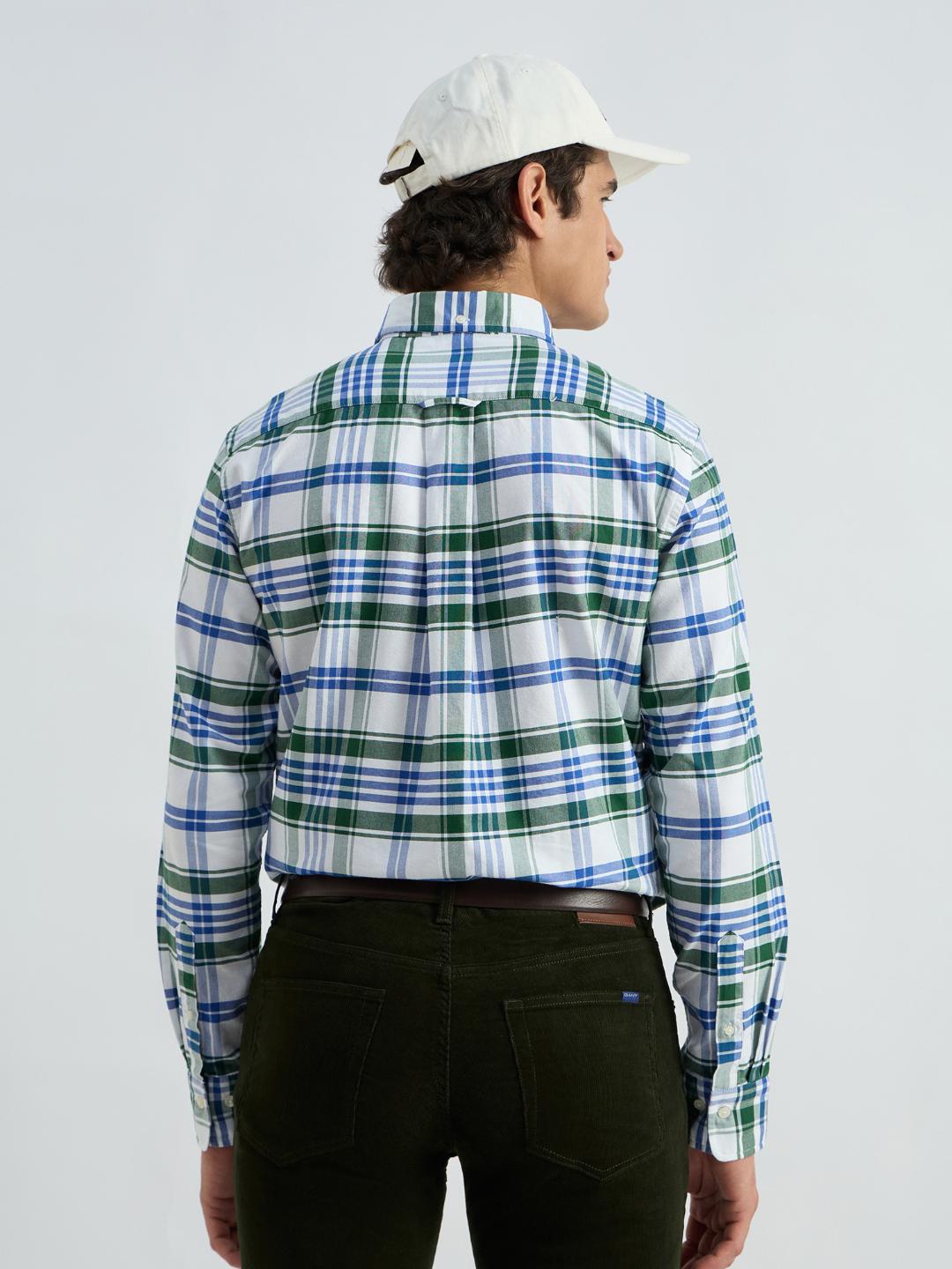 Gant Men Green Checks Shirt