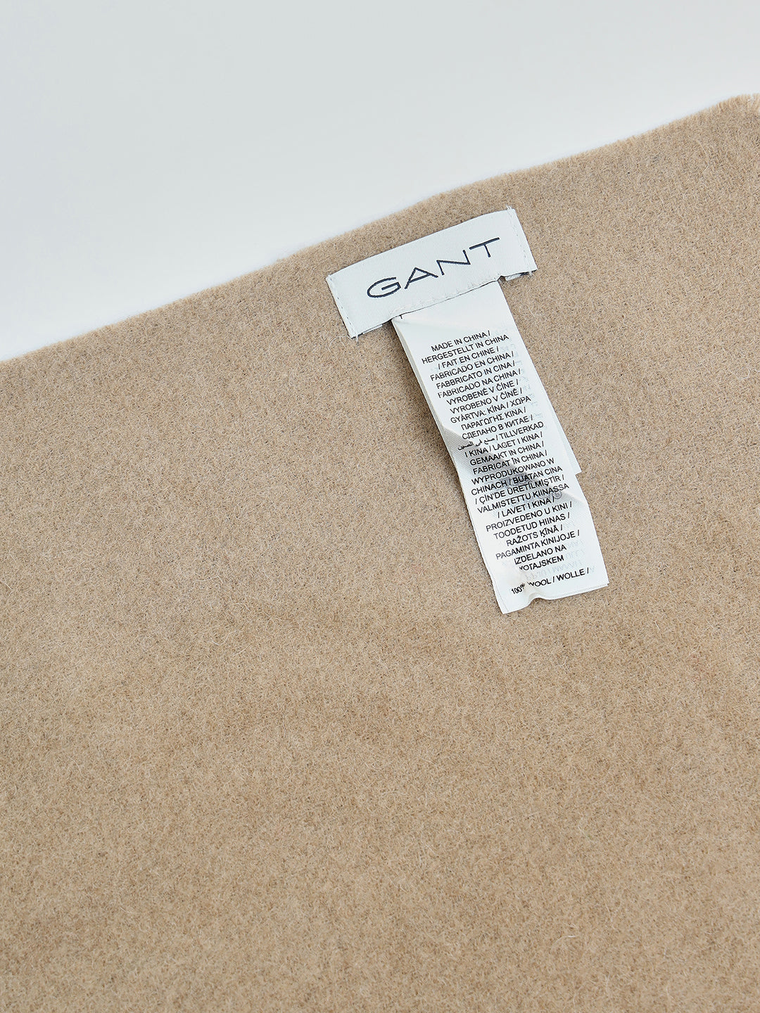 Gant Men Brown Printed Scarf