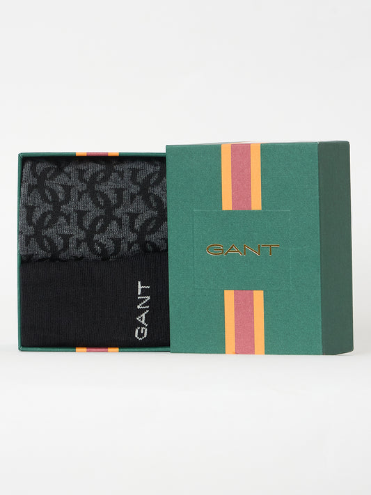 Gant Men Multicolour Printed G Monogram Socks 2-Pack Gift Box